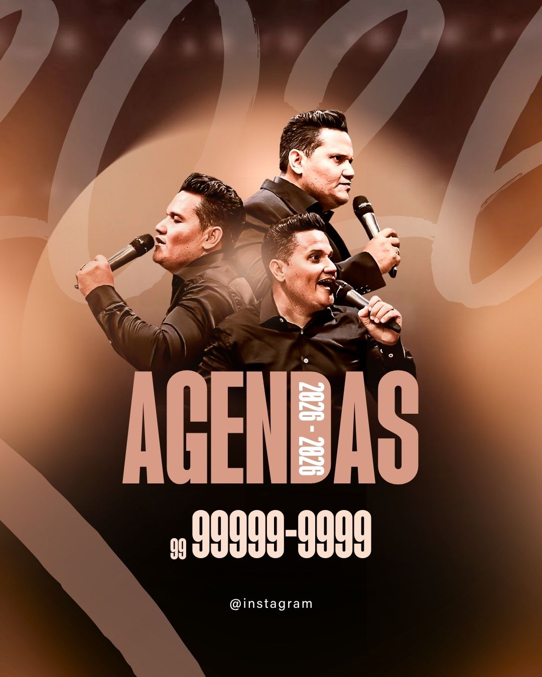 Agendas 2026 | Agendas | Arte para Igreja Editável no Canva | Cartaz