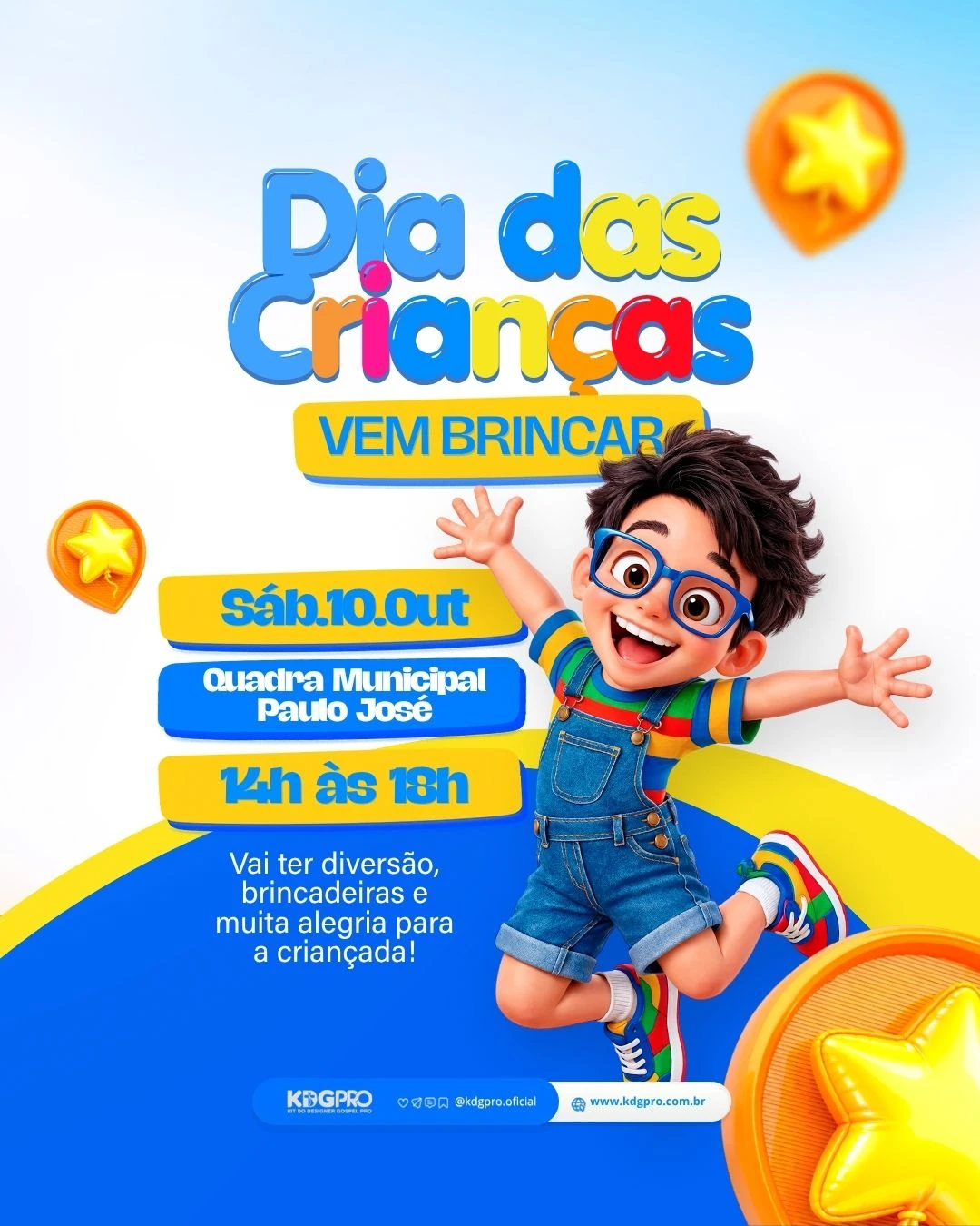 12 de Outubro| Vem Brincar | Datas Comemorativas | Arte para Igreja Editável no Canva | Cartaz 12 de Outubro| Vem Brincar | Datas Comemorativas | Arte para Igreja Editável no Canva | Cartaz