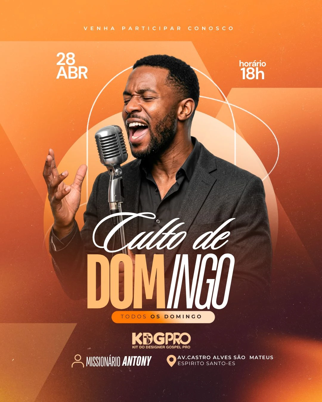 Culto de Domingo | Eventos | Arte para Igreja Editável no Canva | Cartaz Culto de Domingo | Eventos | Arte para Igreja Editável no Canva | Cartaz