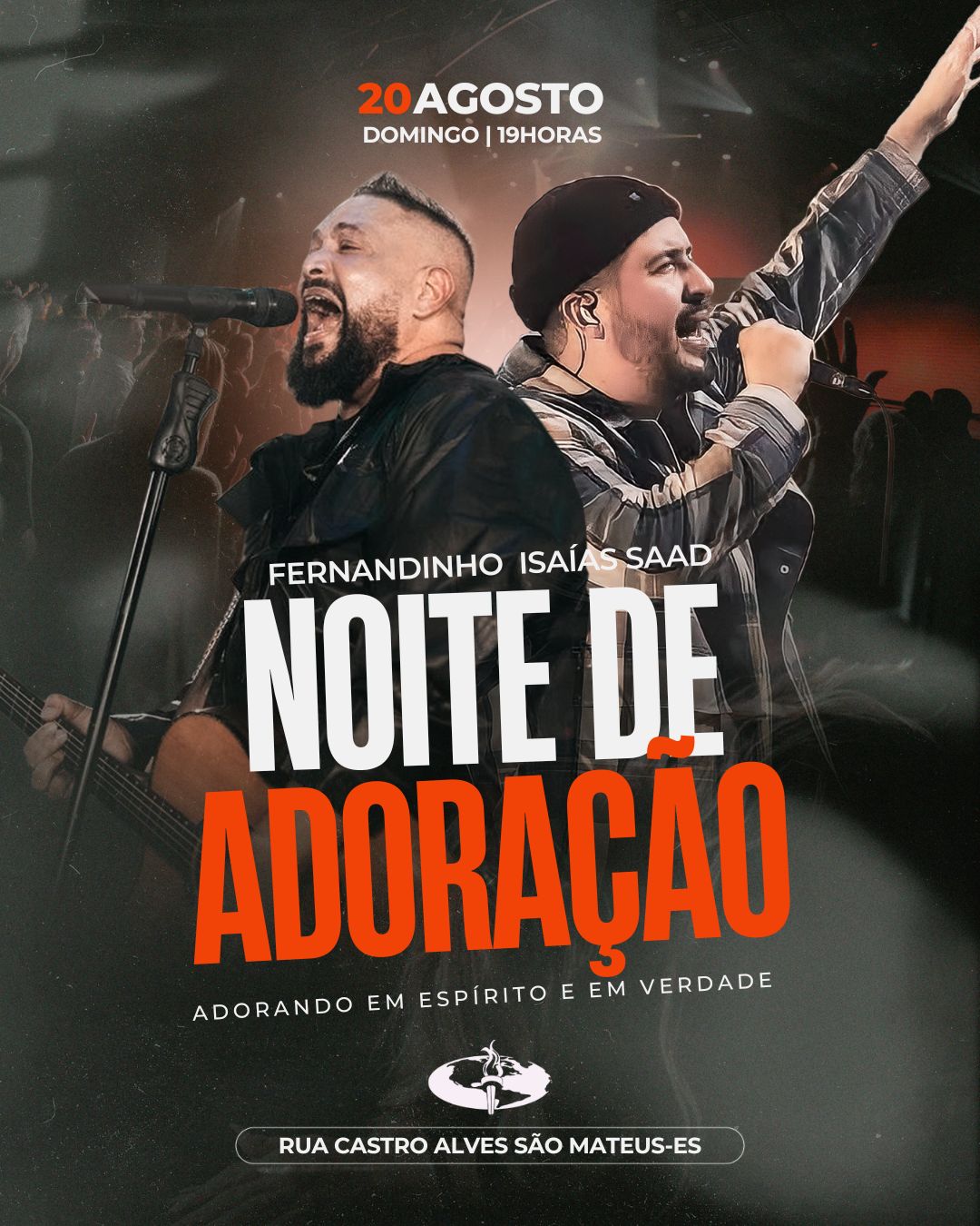 Fernandinho & Isais Saad | Eventos | Arte para Igreja Editável no Canva | Cartaz Fernandinho & Isais Saad | Eventos | Arte para Igreja Editável no Canva | Cartaz