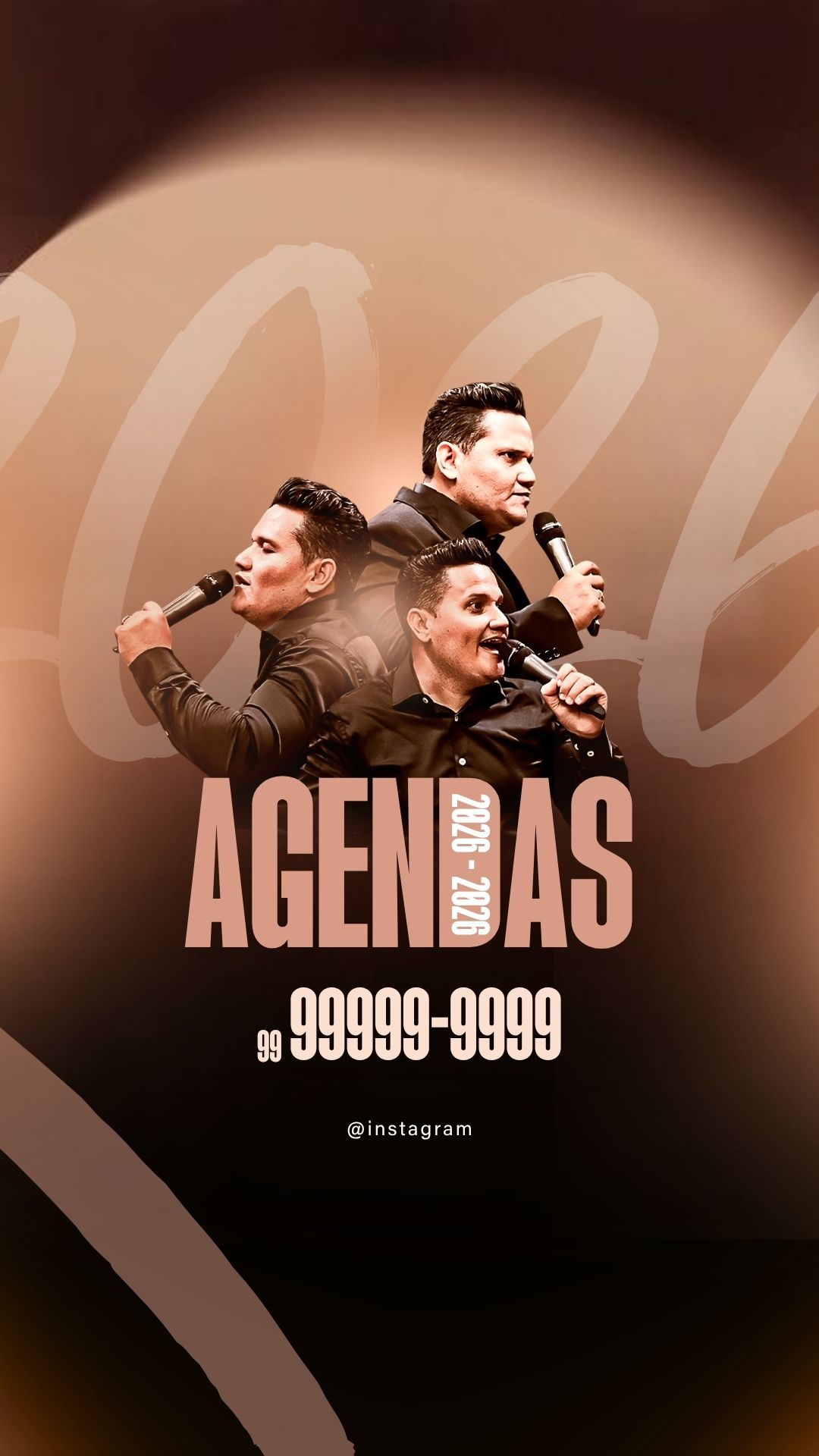 Agendas 2026 | Agendas | Arte para Igreja Editável no Canva | Story