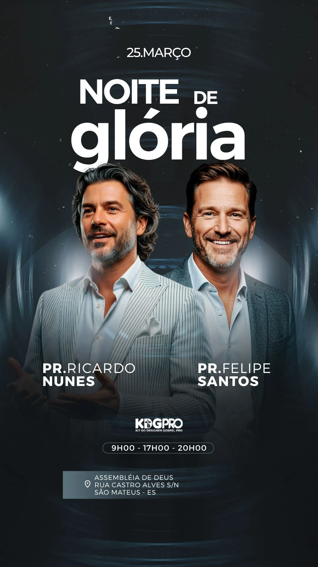 Noite de Glória | Eventos | Arte para Igreja Editável no Canva | Story Noite de Glória | Eventos | Arte para Igreja Editável no Canva | Story