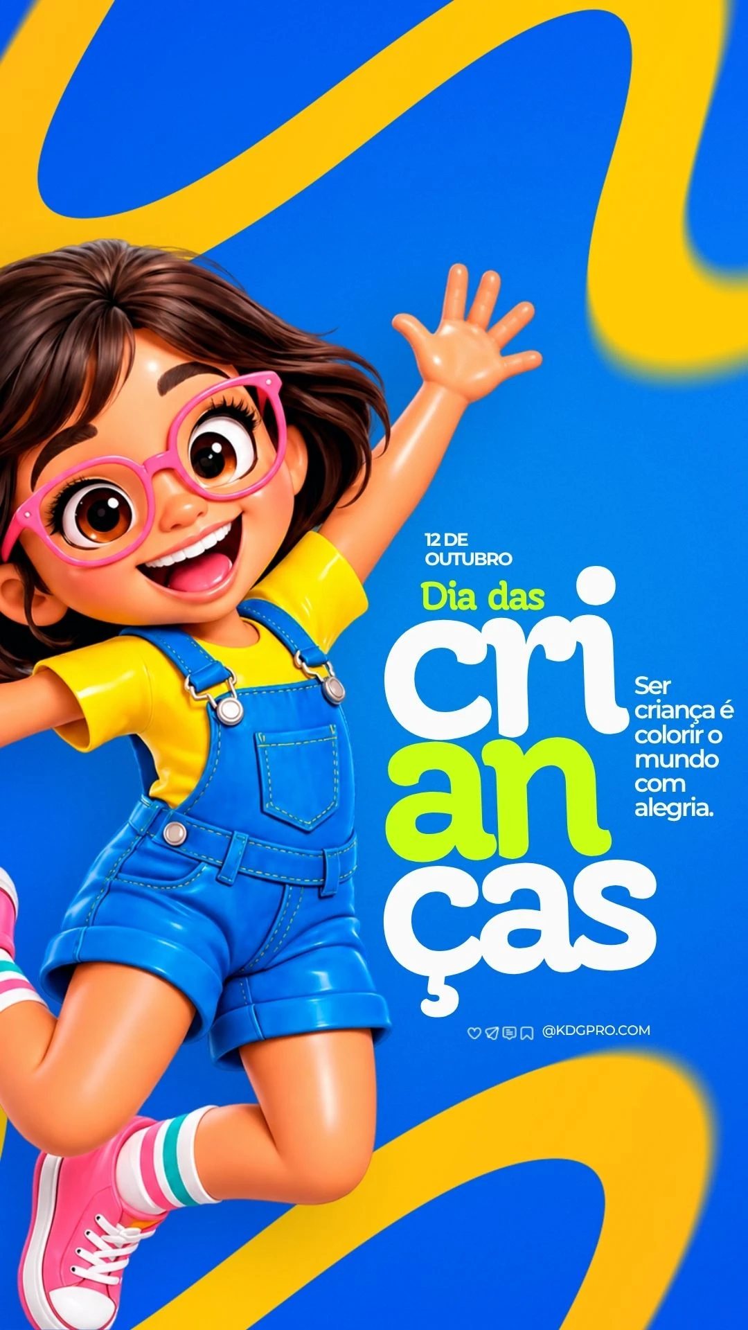 Ser Criança é Colorir 12 de Out | Datas Comemorativas | Arte para Igreja Editável no Canva | Story Ser Criança é Colorir 12 de Out | Datas Comemorativas | Arte para Igreja Editável no Canva | Story