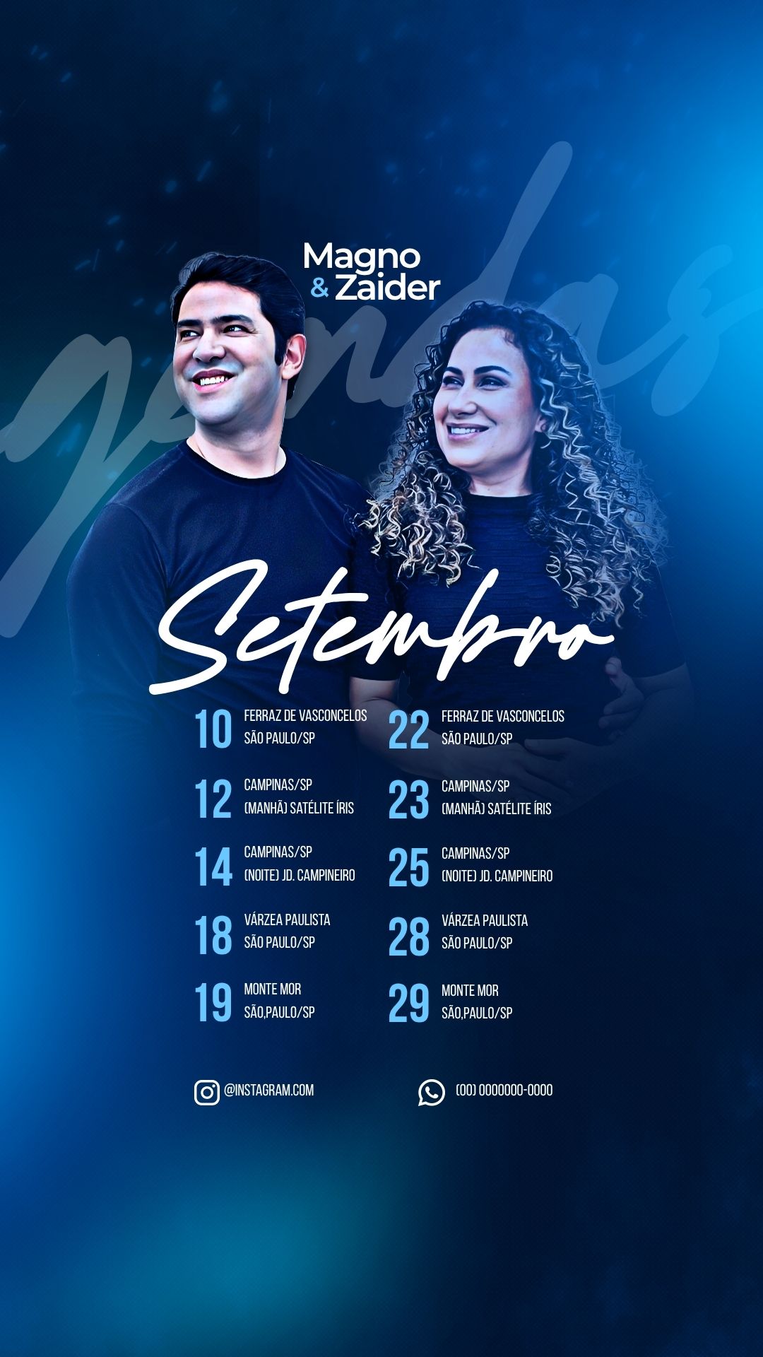 Agenda Setembro | Agendas | Arte para Igreja Editável no Canva | Story Agenda Setembro | Agendas | Arte para Igreja Editável no Canva | Story