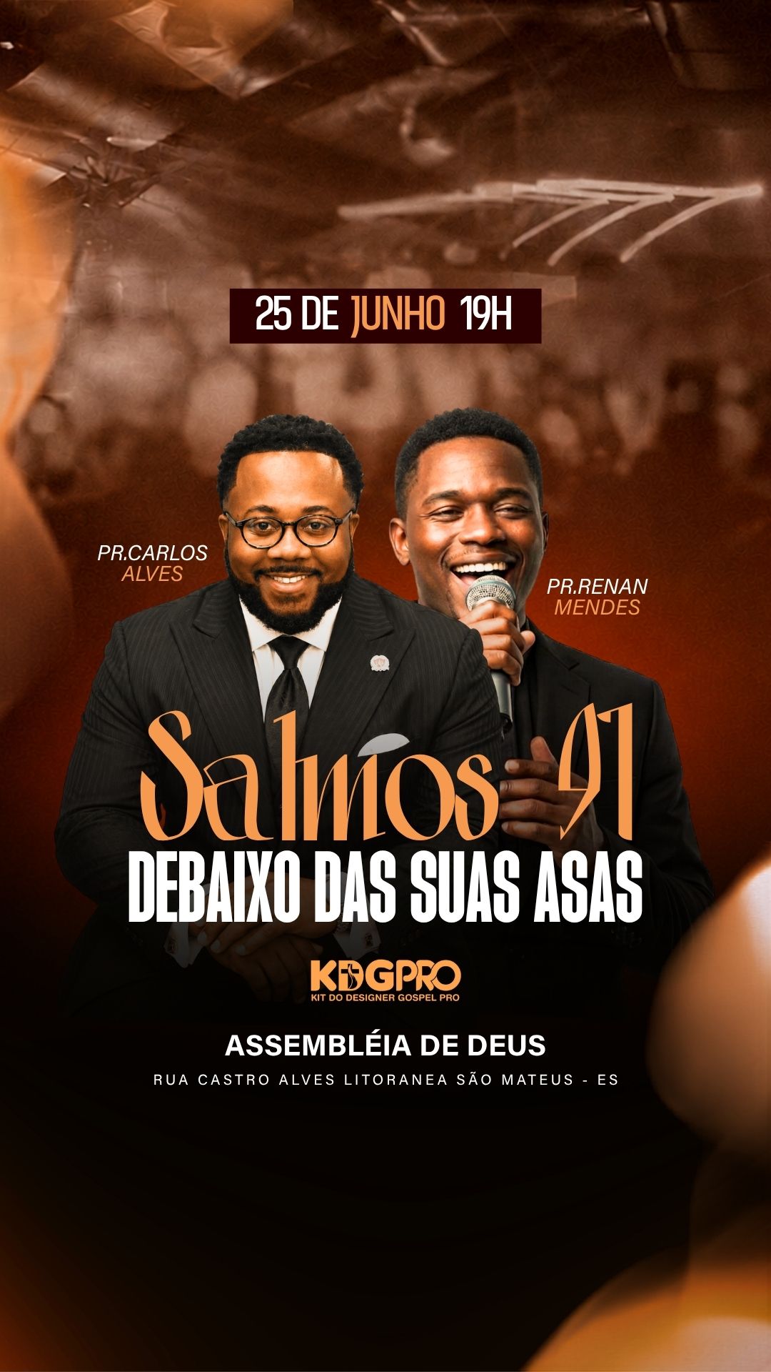 Salmos 91 | Eventos | Arte para Igreja Editável no Canva | Story Salmos 91 | Eventos | Arte para Igreja Editável no Canva | Story