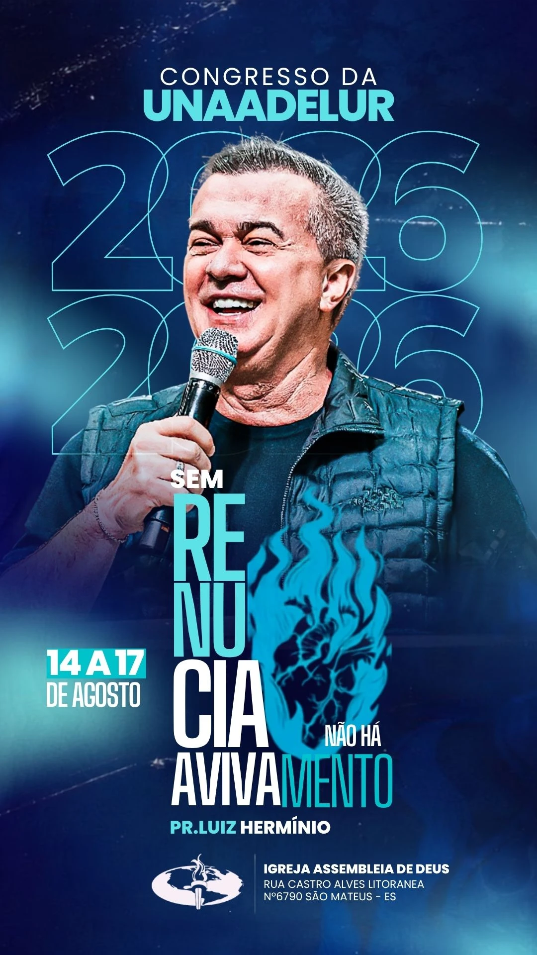 Congresso Umaadelur 2026 | Eventos | Arte para Igreja Editável no Canva | Story