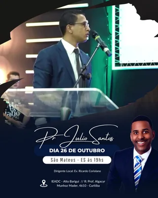 Vídeo Criativo Gospel – Culto de Oração | Vídeos Criativos | Arte para Igreja Editável no Canva | video-criativo