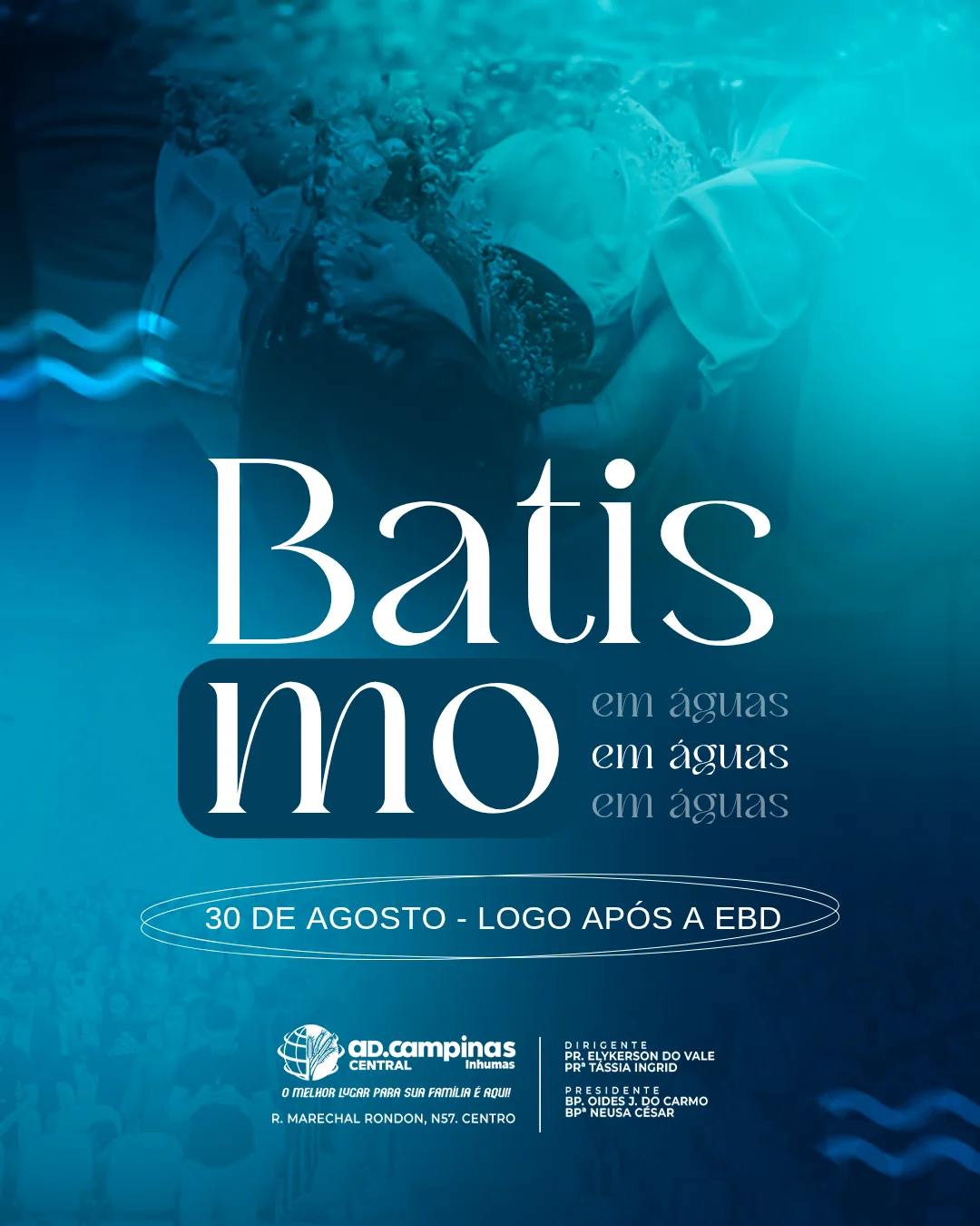 BATISMO NAS ÁGUAS