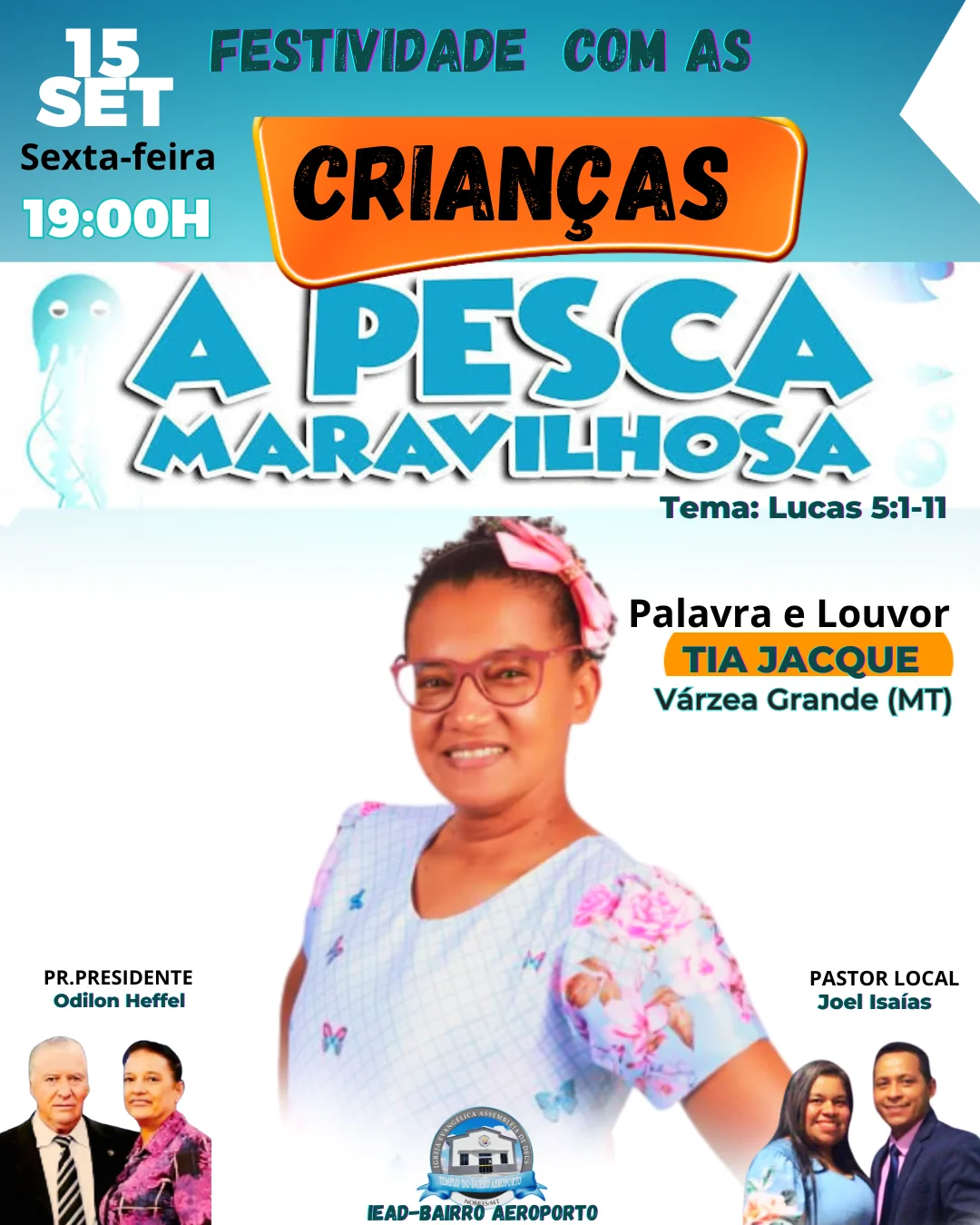 Festividade com as crianças