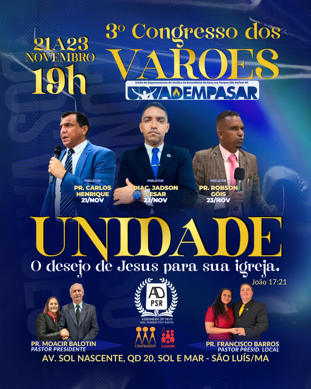 CONGRESSO DE VARÕES