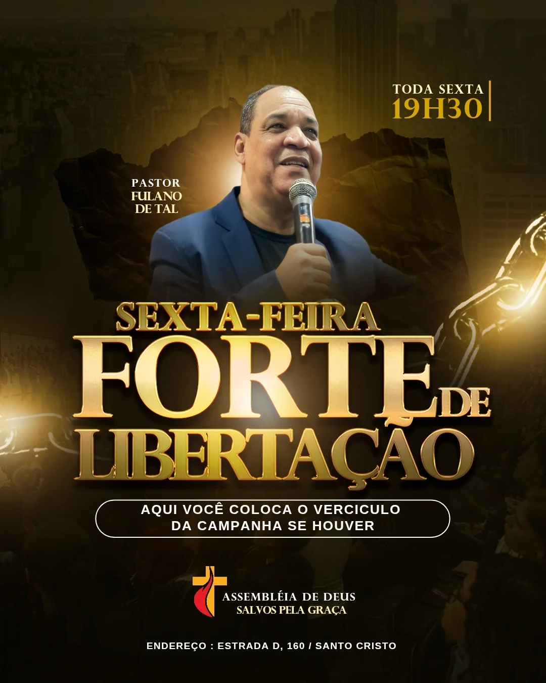 Campanha letras 3D
