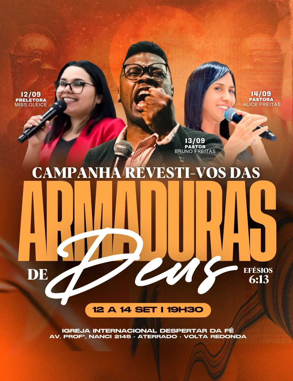 Campanha revisti vos da Armadura de Deus