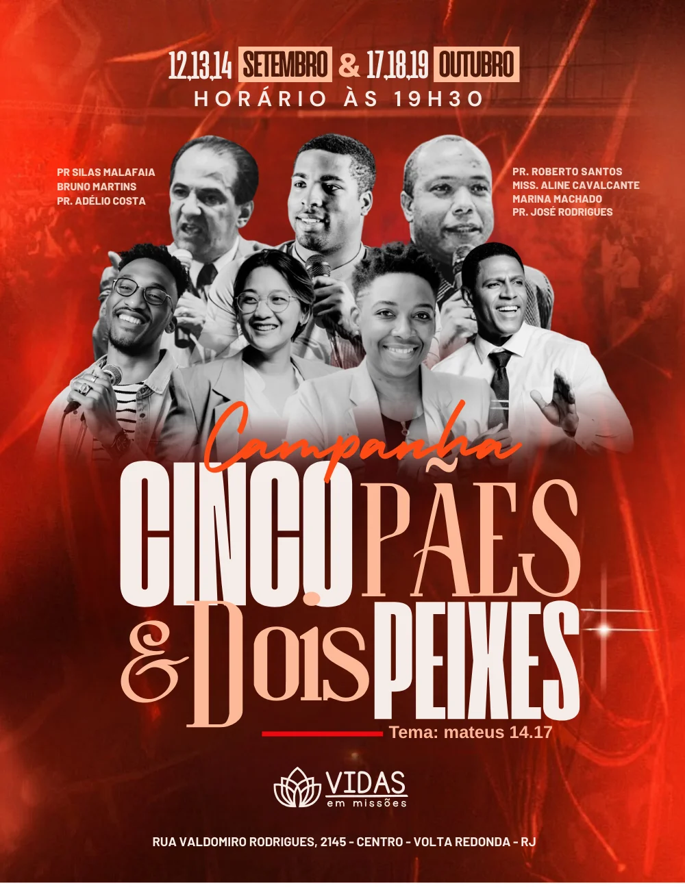 Campanha cinco pães e dois Peixes