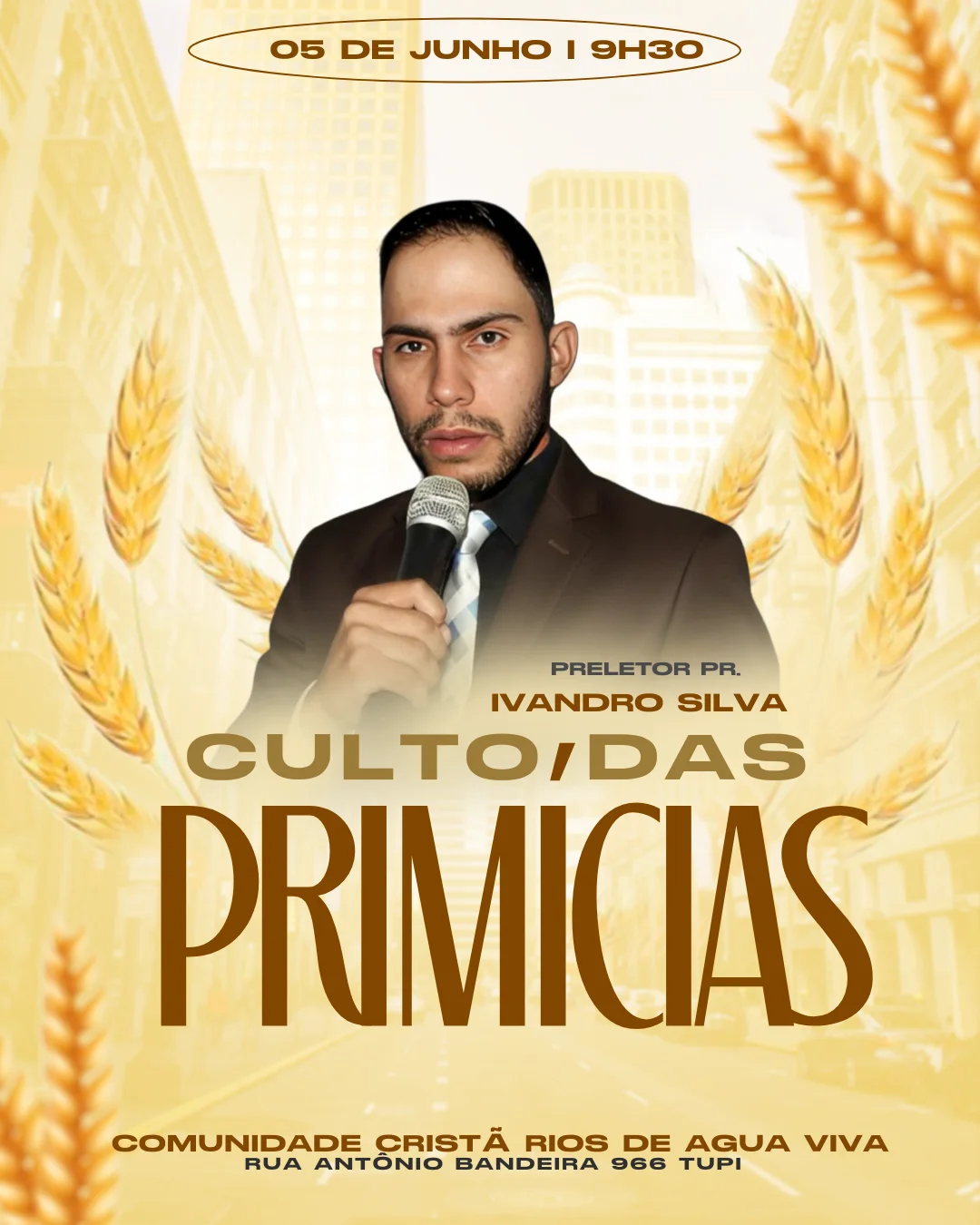 CULTO DA PRIMÍCIAS