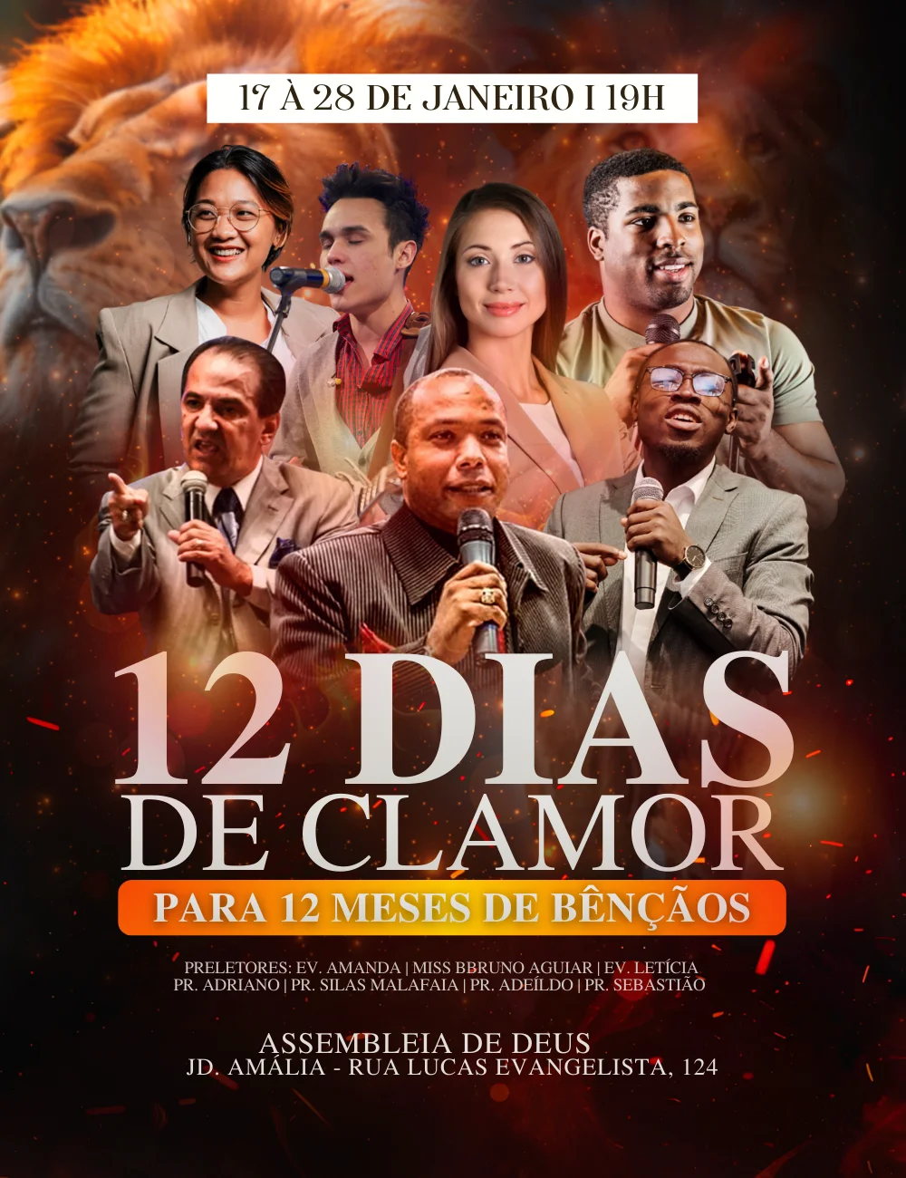 12 DIAS DE CLAMOR PARA 12 MESES DE BENÇÃO