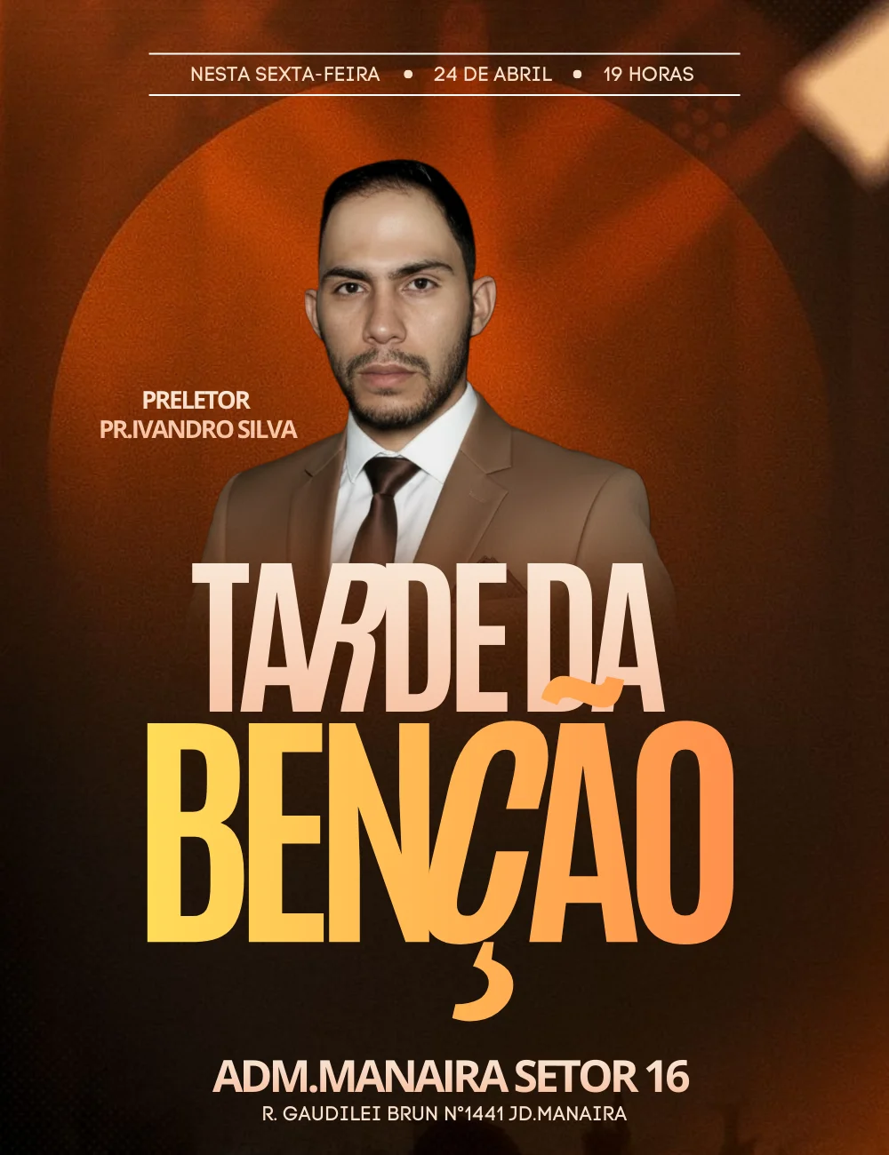 TARDE DA BENÇÃO