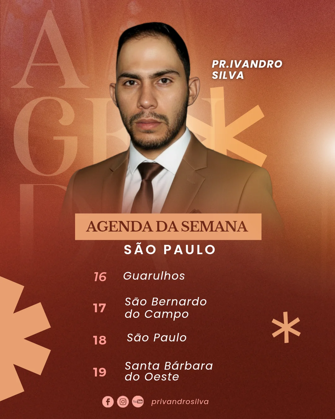 Agenda da semana