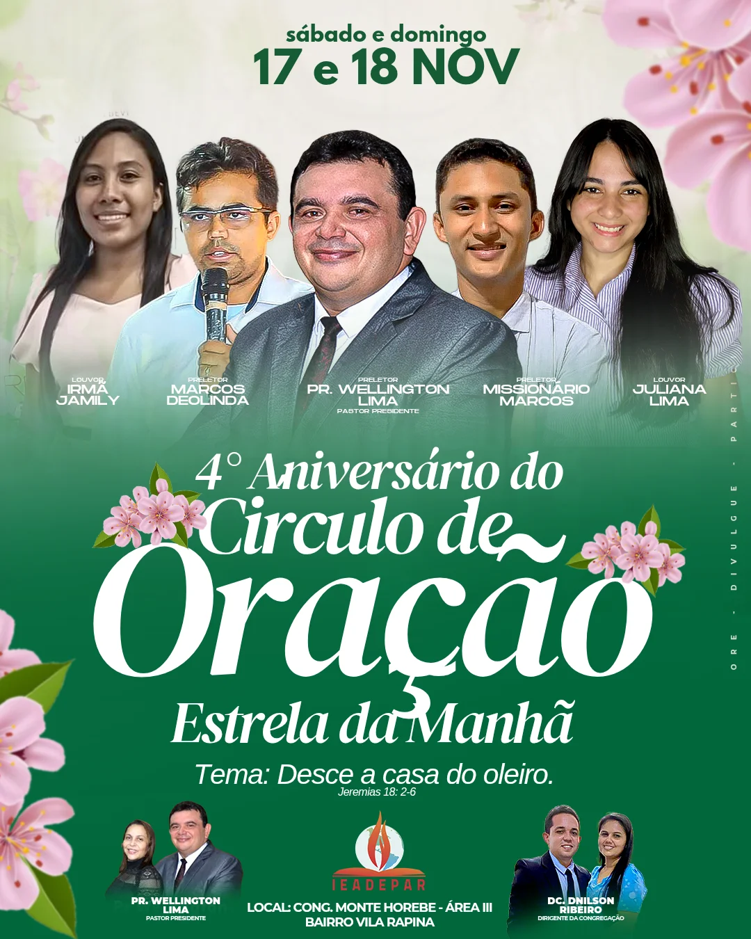 CONGRESSO CÍRCULO DE ORAÇÃO