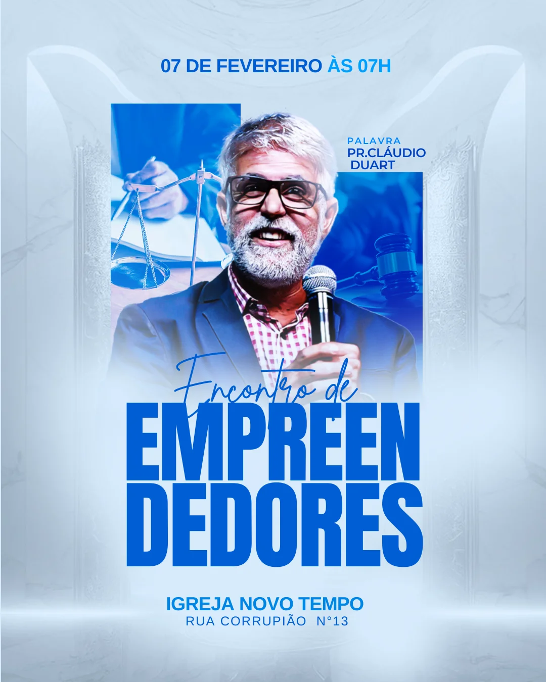 Encontro de Empreendedores | Eventos | Arte para Igreja Editável no Canva | Cartaz Encontro de Empreendedores | Eventos | Arte para Igreja Editável no Canva | Cartaz