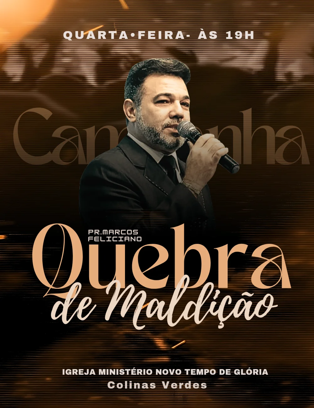 Lançamentos | Arte para Igreja Editável no Canva | Cartaz
