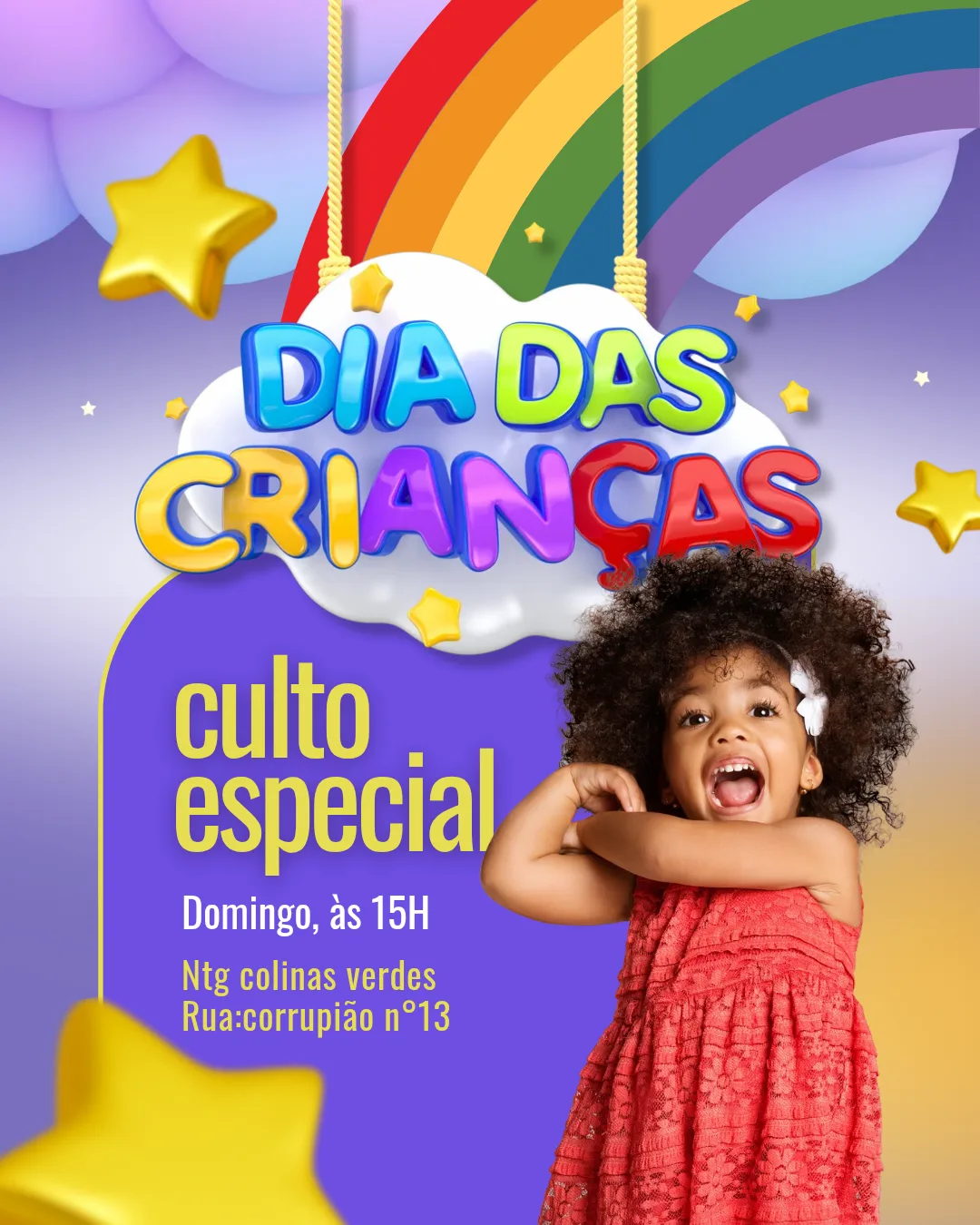 Culto dia das Crianças