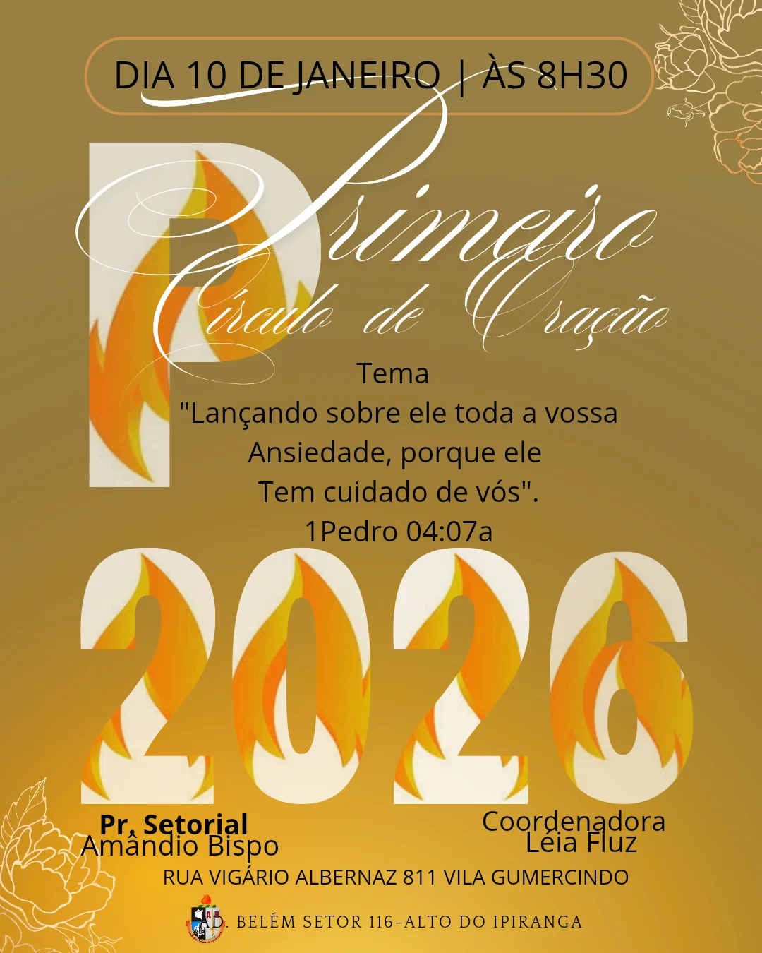 Primeiro Círculo de oração do ano 2026