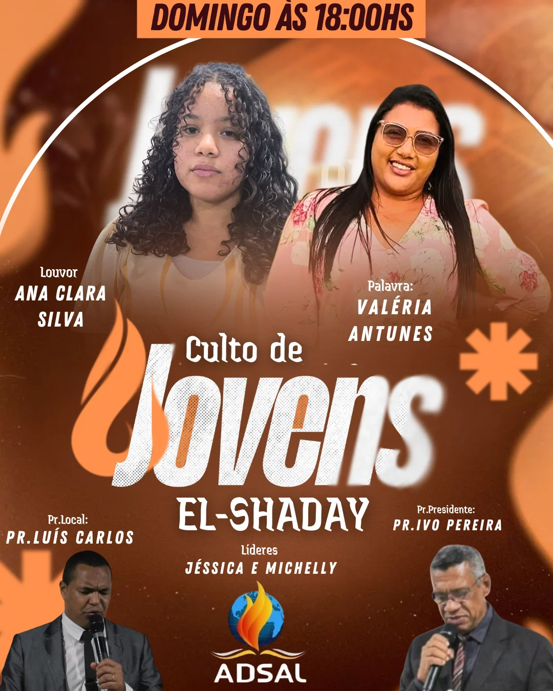 CULTO DE JOVENS EL-SHADAY