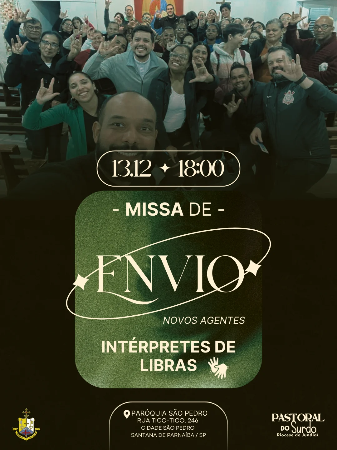 Envio Intérpretes de libras