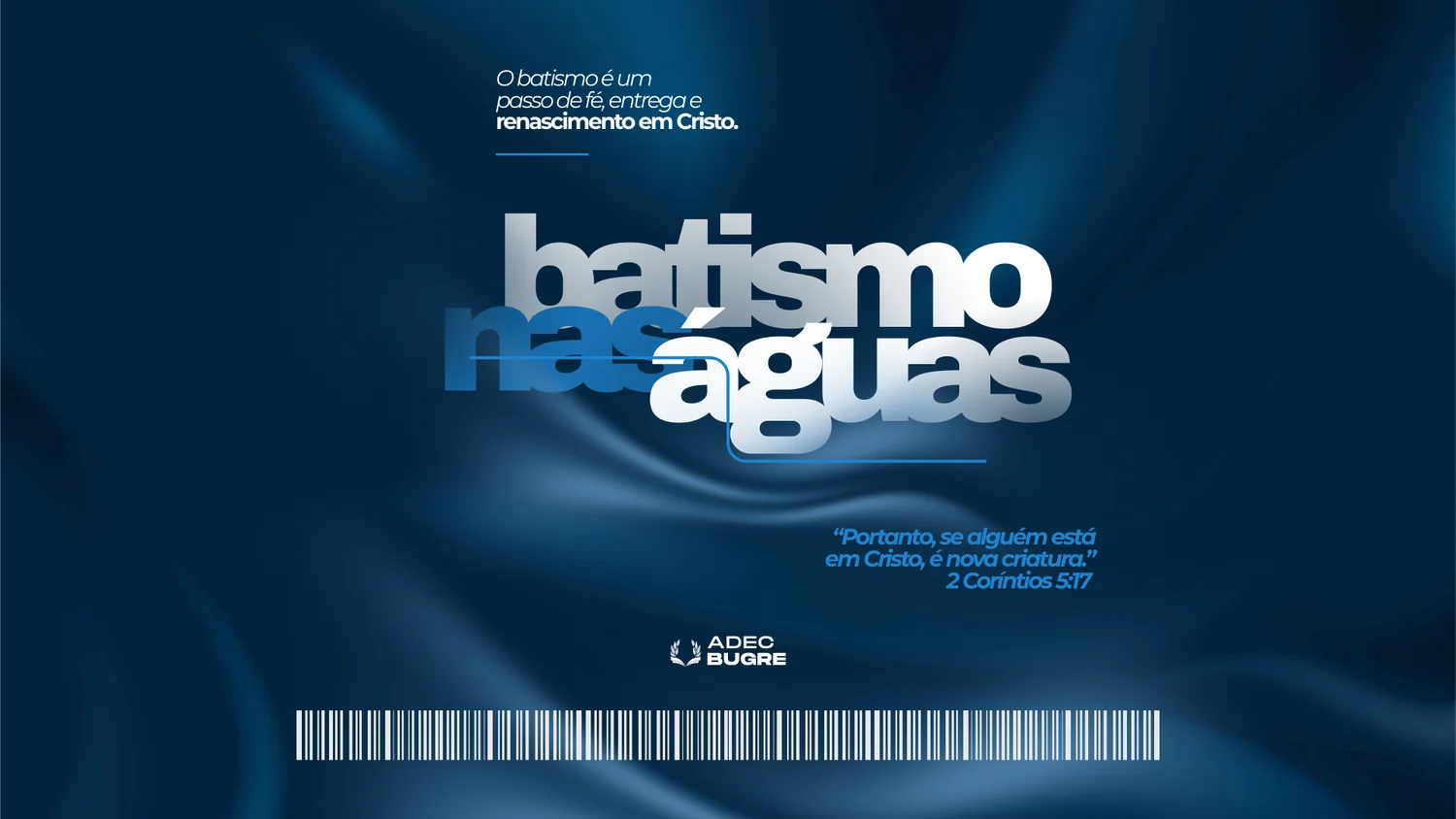 BATISMO NAS ÁGUAS