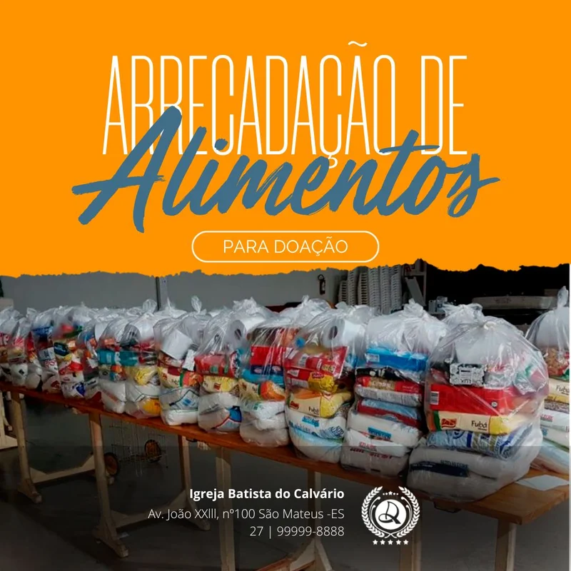 Arrecadação de Alimentos | Ação Social | Arte para Igreja Editável no Canva | Feed Arrecadação de Alimentos | Ação Social | Arte para Igreja Editável no Canva | Feed