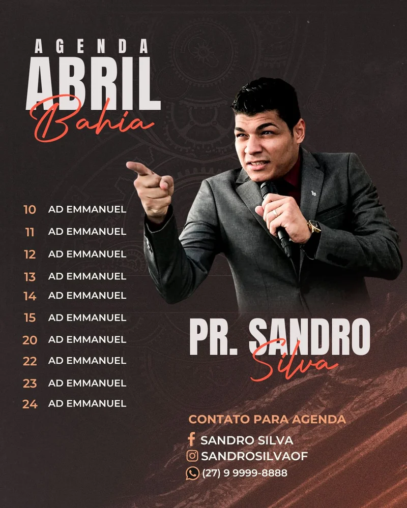 Agenda Abril – Bahia | Agendas | Arte para Igreja Editável no Canva | Cartaz Agenda Abril – Bahia | Agendas | Arte para Igreja Editável no Canva | Cartaz