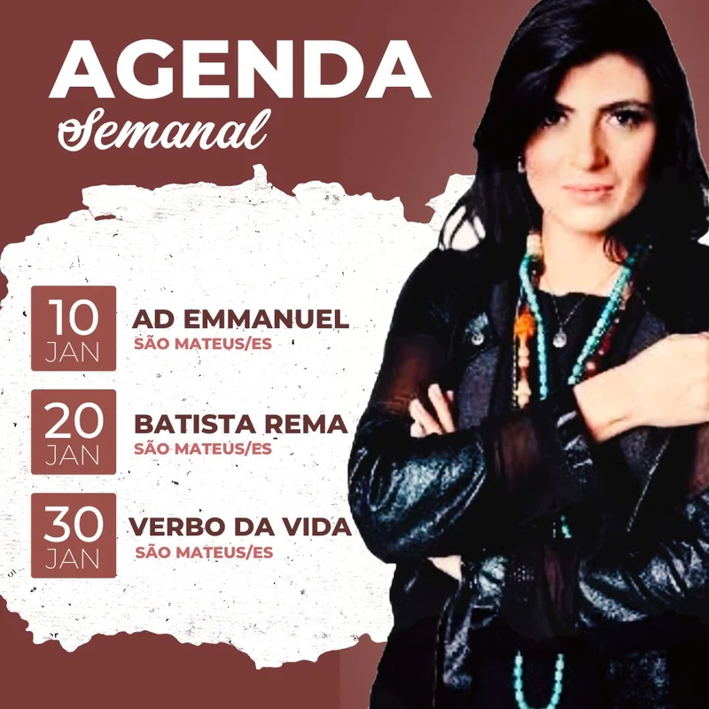 Agenda Semanal – AD Emmanuel | Agendas | Arte para Igreja Editável no Canva | Feed Agenda Semanal – AD Emmanuel | Agendas | Arte para Igreja Editável no Canva | Feed