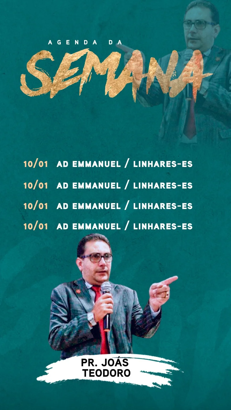 Agenda Semanal – Ministério Emmanuel | Agendas | Arte para Igreja Editável no Canva | Story Agenda Semanal – Ministério Emmanuel | Agendas | Arte para Igreja Editável no Canva | Story