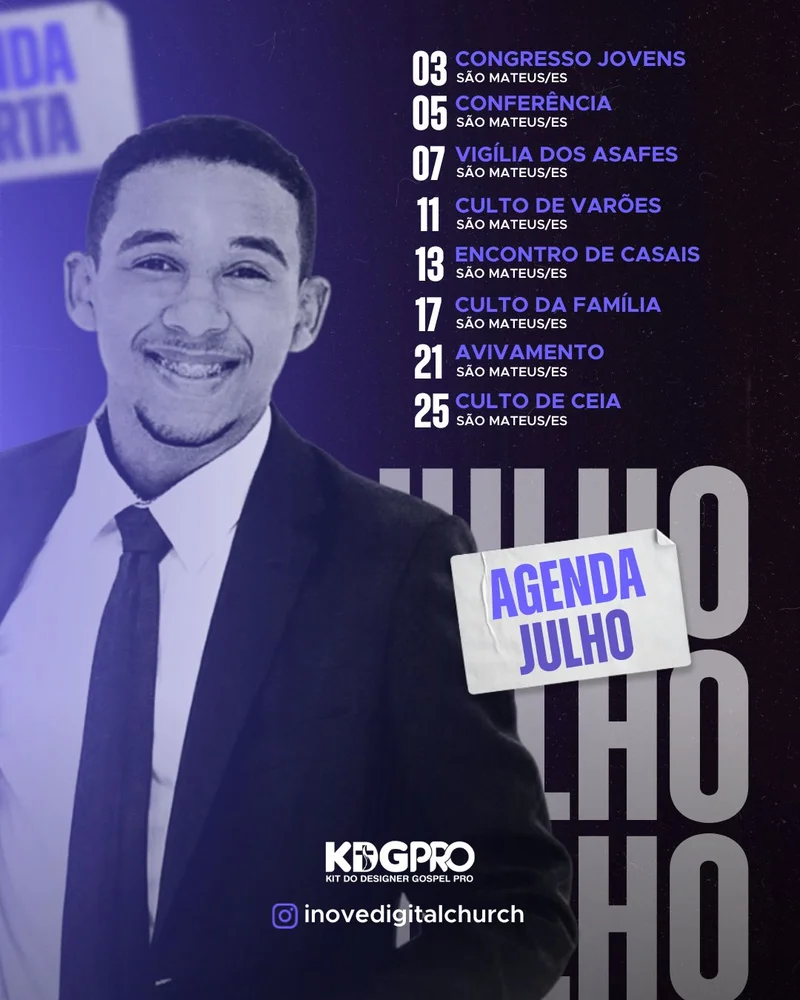 Agenda da Igreja – Congresso Jovens Casais Avivamento | Agendas | Arte para Igreja Editável no Canva | Cartaz Agenda da Igreja – Congresso Jovens Casais Avivamento | Agendas | Arte para Igreja Editável no Canva | Cartaz