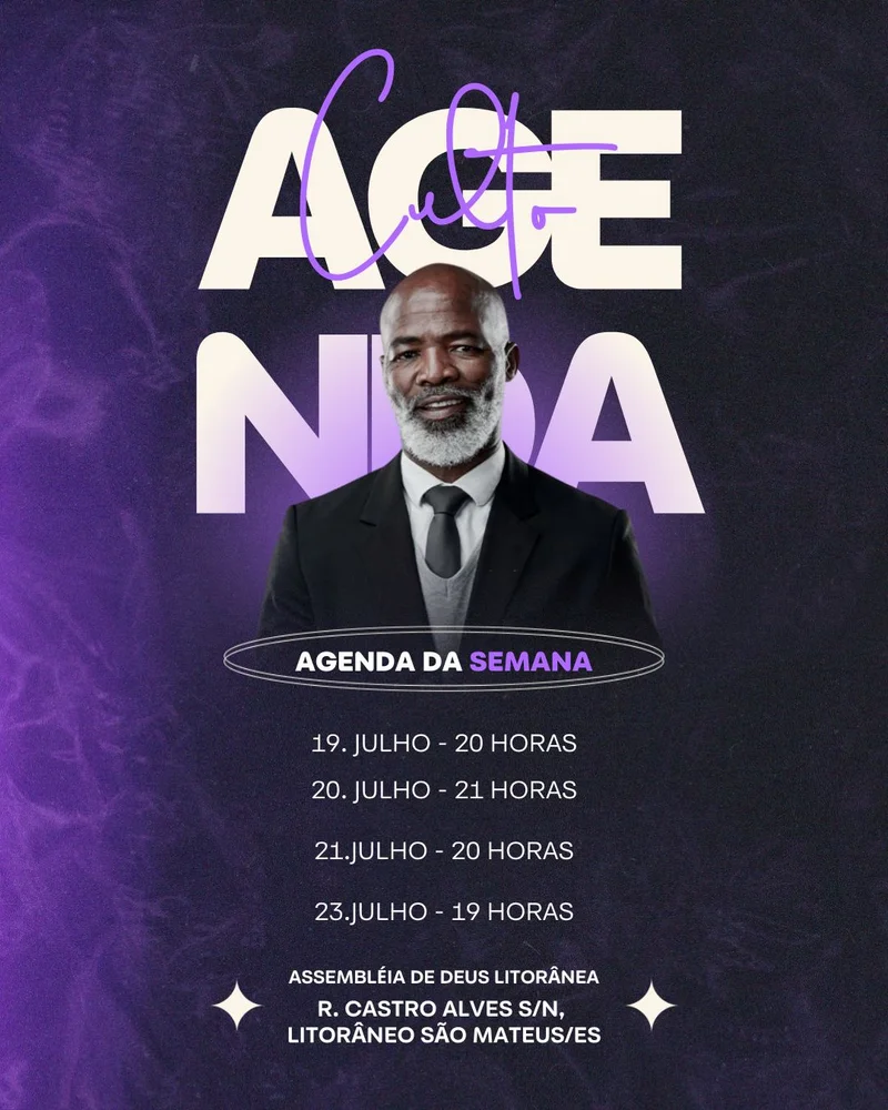 Agenda da Igreja – Julho Agenda da Semana | Agendas | Arte para Igreja Editável no Canva | Cartaz Agenda da Igreja – Julho Agenda da Semana | Agendas | Arte para Igreja Editável no Canva | Cartaz
