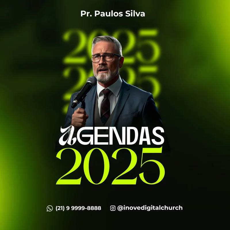 Agenda Gospel 2025 | Agendas | Arte para Igreja Editável no Canva | Feed Agenda Gospel 2025 | Agendas | Arte para Igreja Editável no Canva | Feed