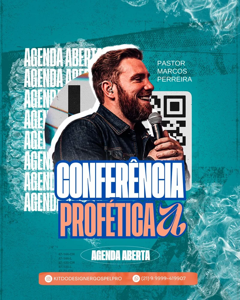 Agenda Gospel 2025 – Conferência Profética | Agendas | Arte para Igreja Editável no Canva | Cartaz Agenda Gospel 2025 – Conferência Profética | Agendas | Arte para Igreja Editável no Canva | Cartaz
