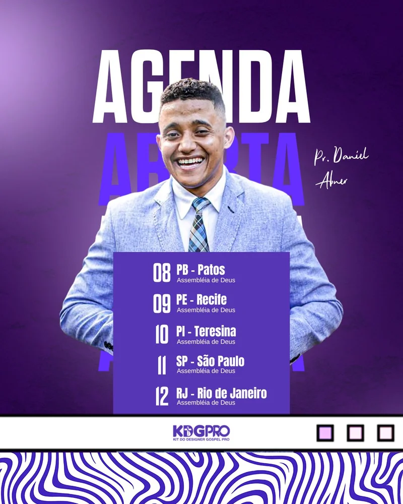 Agenda Gospel 2025 – Agenda Aberta | Agendas | Arte para Igreja Editável no Canva | Cartaz Agenda Gospel 2025 – Agenda Aberta | Agendas | Arte para Igreja Editável no Canva | Cartaz
