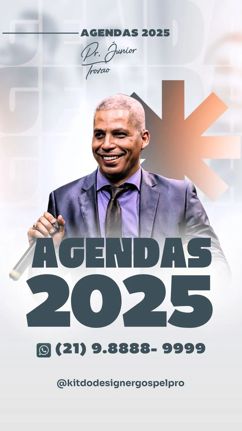 Agenda Aberta Pr. Junior Trovão | Agendas | Arte para Igreja Editável no Canva | Story Agenda Aberta Pr. Junior Trovão | Agendas | Arte para Igreja Editável no Canva | Story