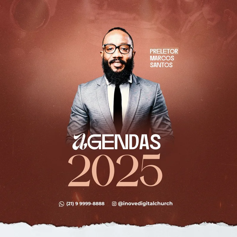 Arte de Agenda Gospel | Agendas | Arte para Igreja Editável no Canva | Feed Arte de Agenda Gospel | Agendas | Arte para Igreja Editável no Canva | Feed