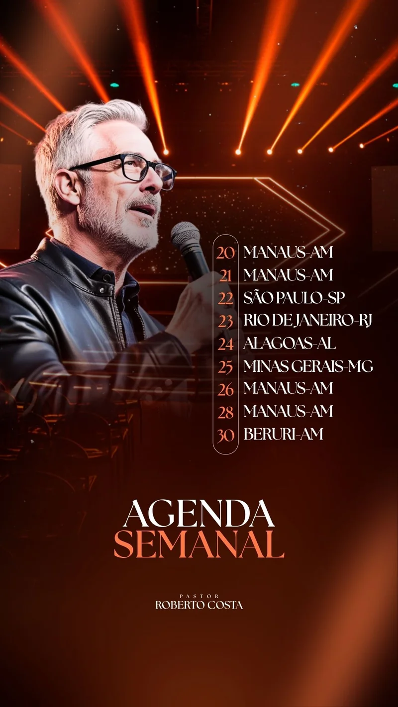 Agendas Semanal | Agendas | Arte para Igreja Editável no Canva | Story Agendas Semanal | Agendas | Arte para Igreja Editável no Canva | Story