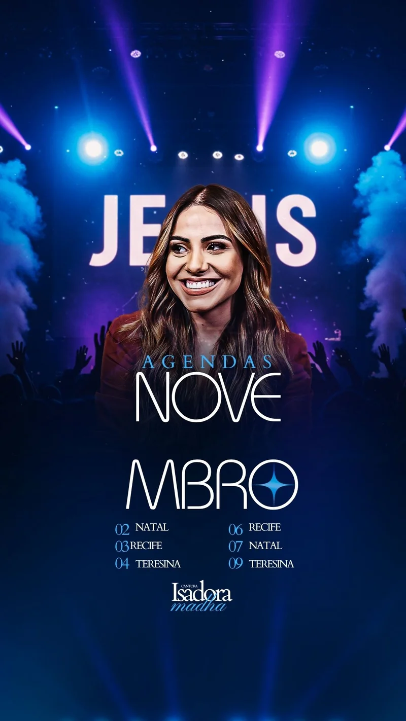 Agenda Gospel de Novembro | Agendas | Arte para Igreja Editável no Canva | Story