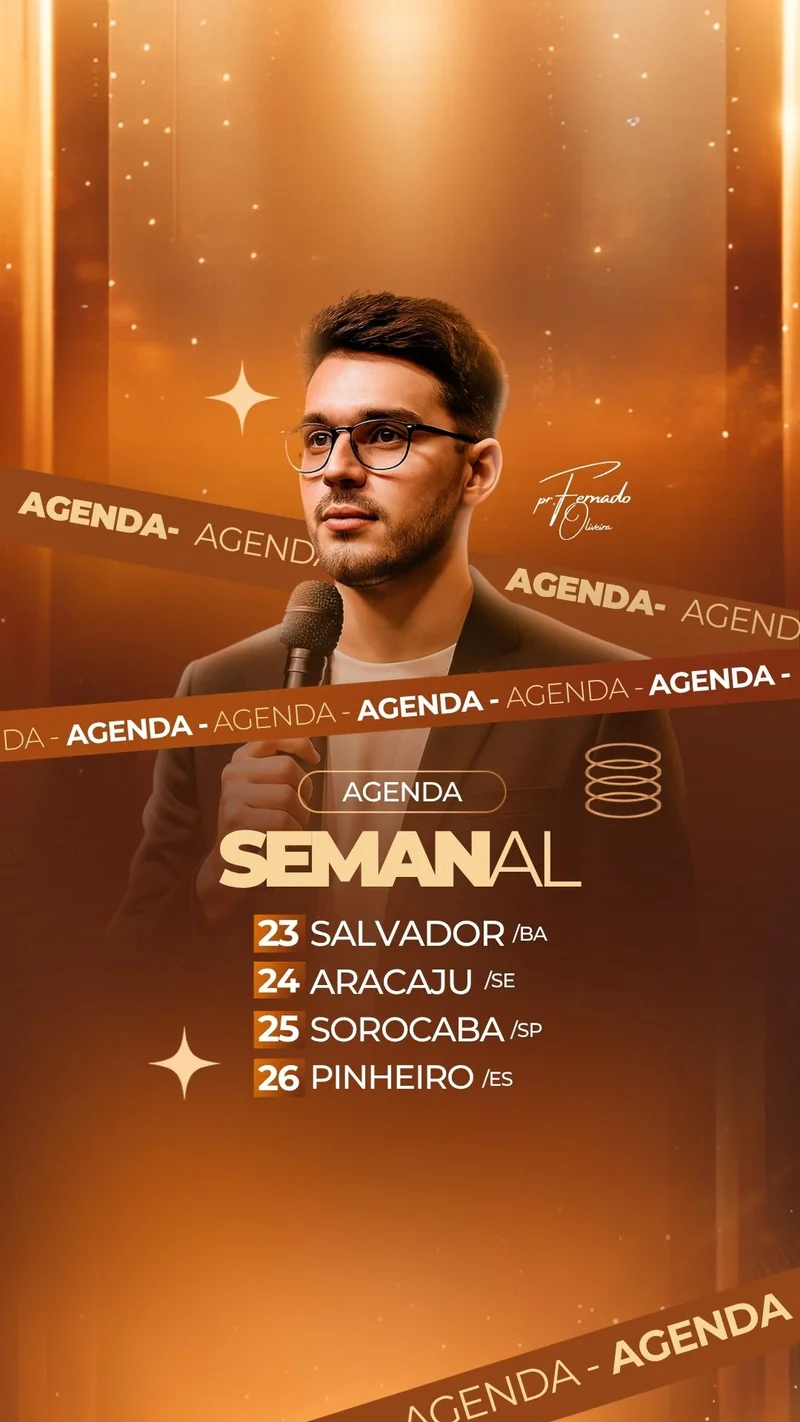 Agendas Semanal | Agendas | Arte para Igreja Editável no Canva | Story Agendas Semanal | Agendas | Arte para Igreja Editável no Canva | Story