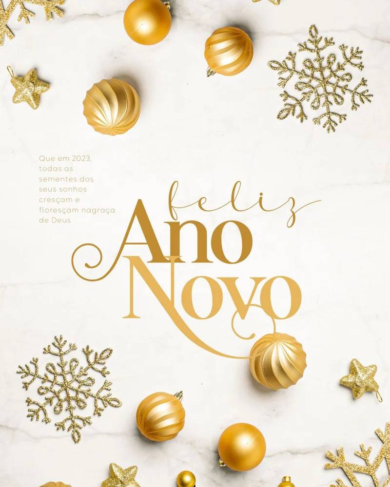 Feliz Ano Novo com Mensagem Bíblica | Ano Novo | Arte para Igreja Editável no Canva | Cartaz Feliz Ano Novo com Mensagem Bíblica | Ano Novo | Arte para Igreja Editável no Canva | Cartaz