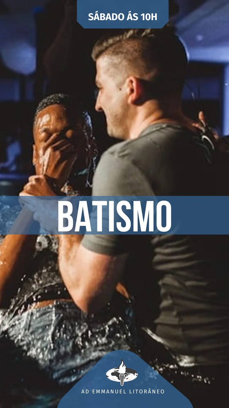 Sábado Batismo nas Águas | Batismo | Arte para Igreja Editável no Canva | Story Sábado Batismo nas Águas | Batismo | Arte para Igreja Editável no Canva | Story