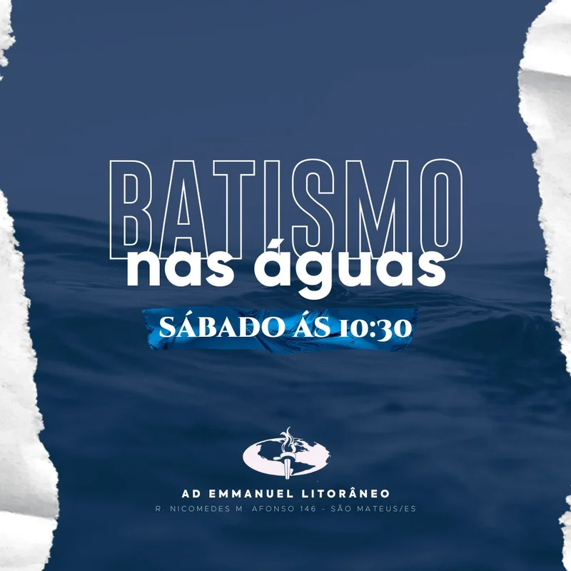 Batismo nas Águas | Batismo | Arte para Igreja Editável no Canva | Feed Batismo nas Águas | Batismo | Arte para Igreja Editável no Canva | Feed