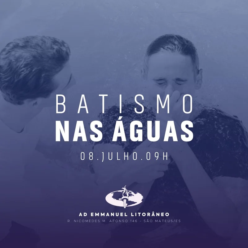 Batismo na Águas julho | Batismo | Arte para Igreja Editável no Canva | Feed Batismo na Águas julho | Batismo | Arte para Igreja Editável no Canva | Feed