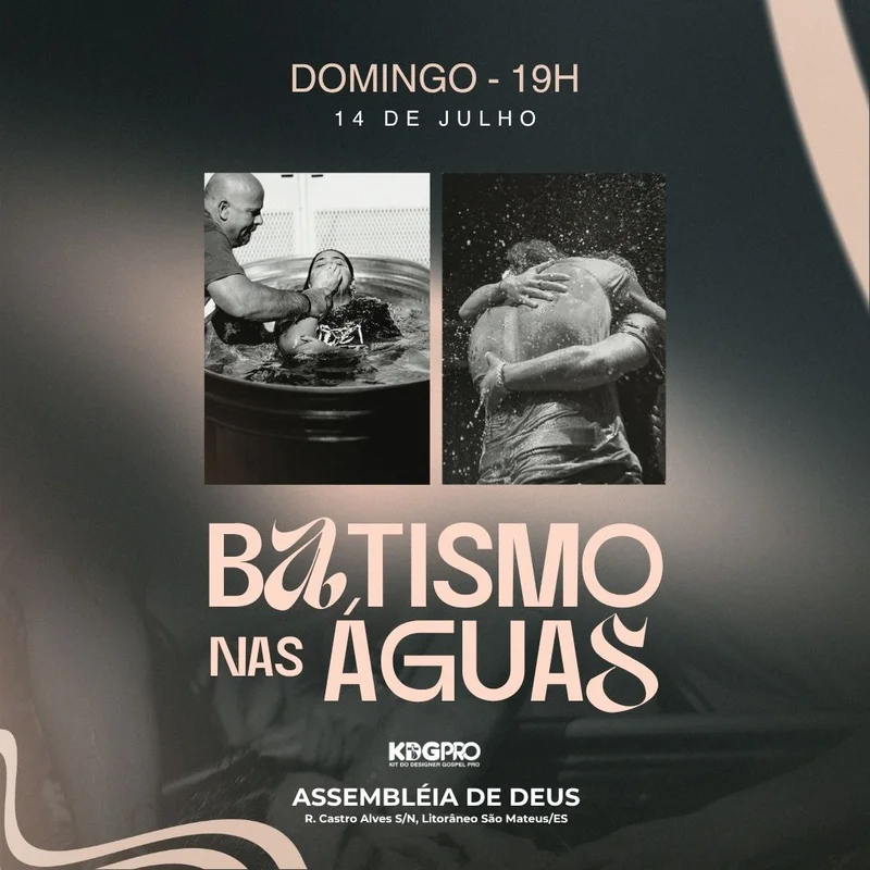 Batismo nas Águas - Aliança e Vida Nova | Batismo | Arte para Igreja Editável no Canva | Feed Batismo nas Águas - Aliança e Vida Nova | Batismo | Arte para Igreja Editável no Canva | Feed