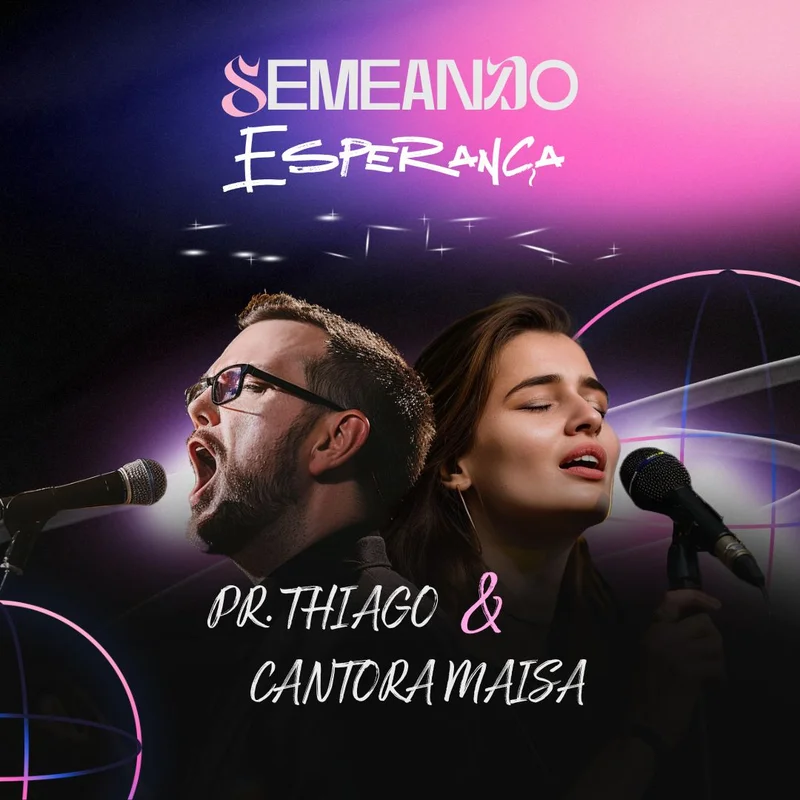 Capa Playlist Semeando Esperança | Cantina | Arte para Igreja Editável no Canva | Feed