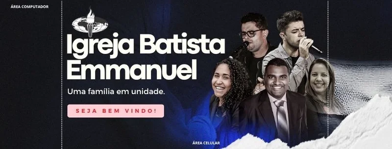 Capa para Facebook – Bem-vindo ao Perfil Oficial da Igreja Evangélica | Capas Fanpage | Arte para Igreja Editável no Canva | capa-fanpage